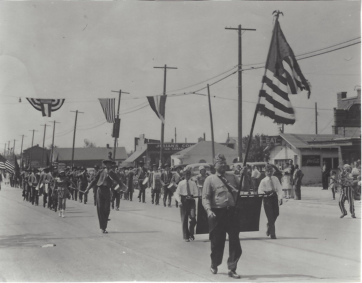 Drum & Bugle band in parade